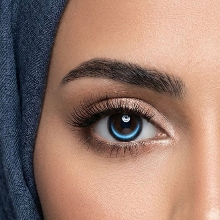 عدسة هايلايت - أزرق